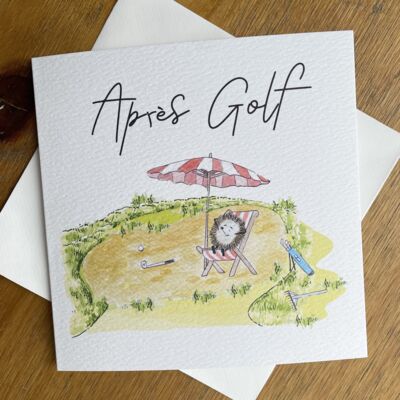 Greeting Card - Apres Golf Thumbnail