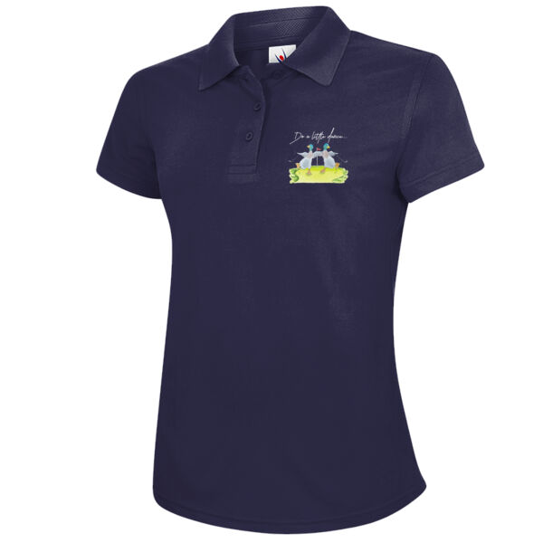 Do a Little Dance (Ducks) - Ladies Fitted Polo Thumbnail