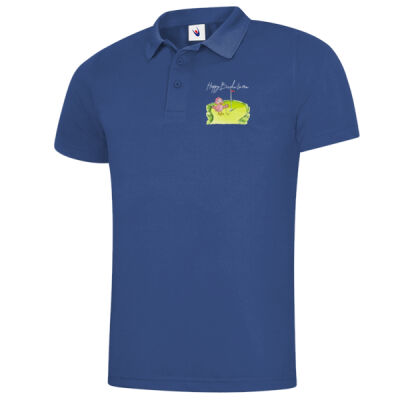 Happy Birdie to Me - Unisex Classic Polo Thumbnail