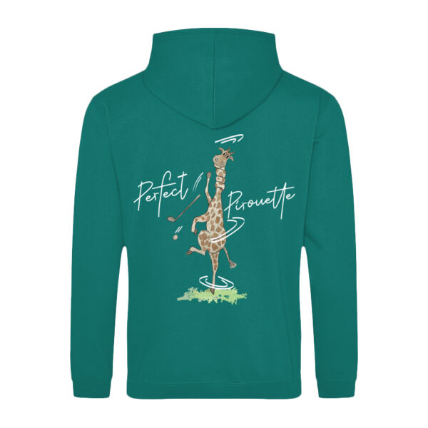 Perfect Pirouette (Rear) - Unisex Hoodie    Thumbnail