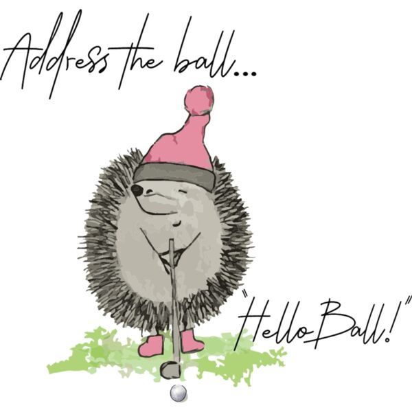 Address The Ball on to White Back Print Thumbnail